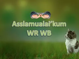 asslamualai kum wr wb