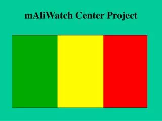 mAliWatch Center Project