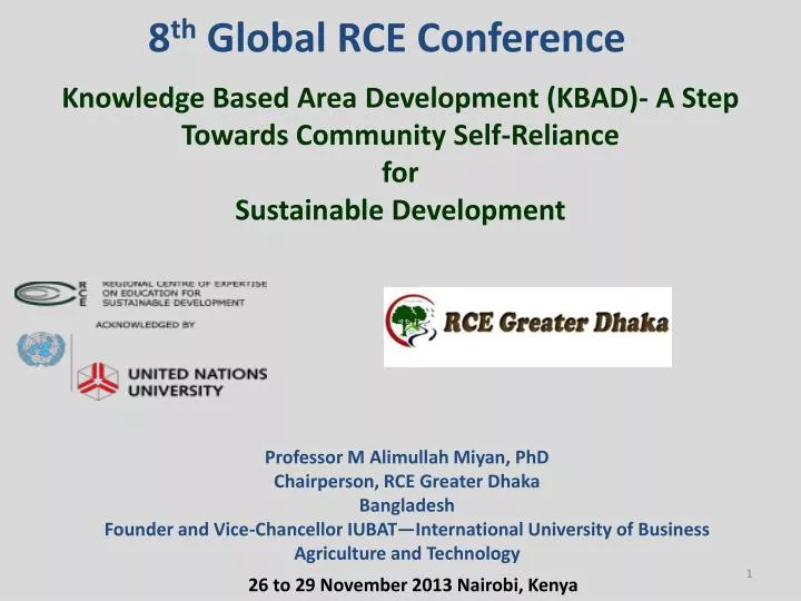 8 th global rce conference