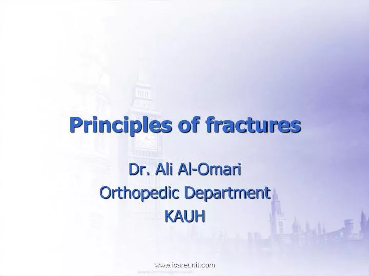 principles of fractures