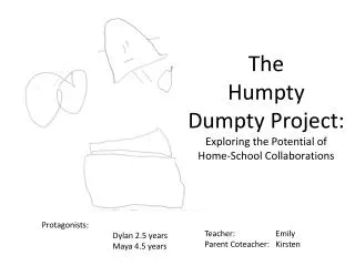 The Humpty Dumpty Project: Exploring the Potential of Home-School Collaborations