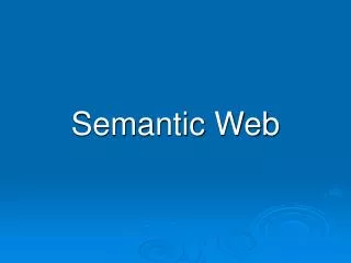 Semantic Web