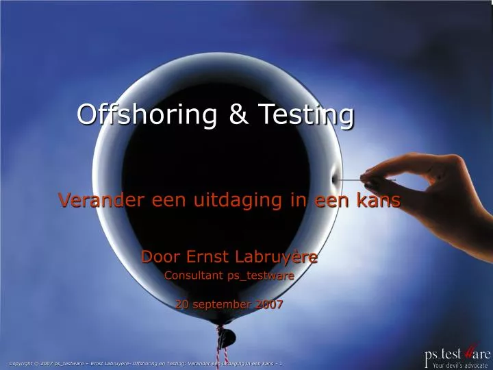 offshoring testing