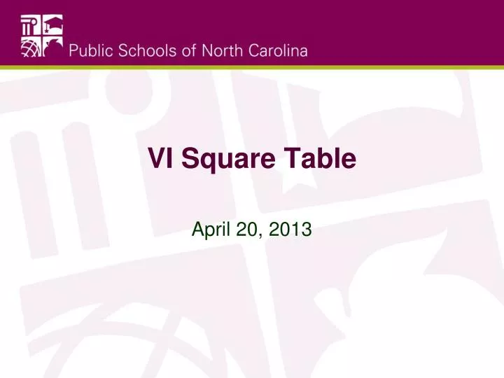 vi square table