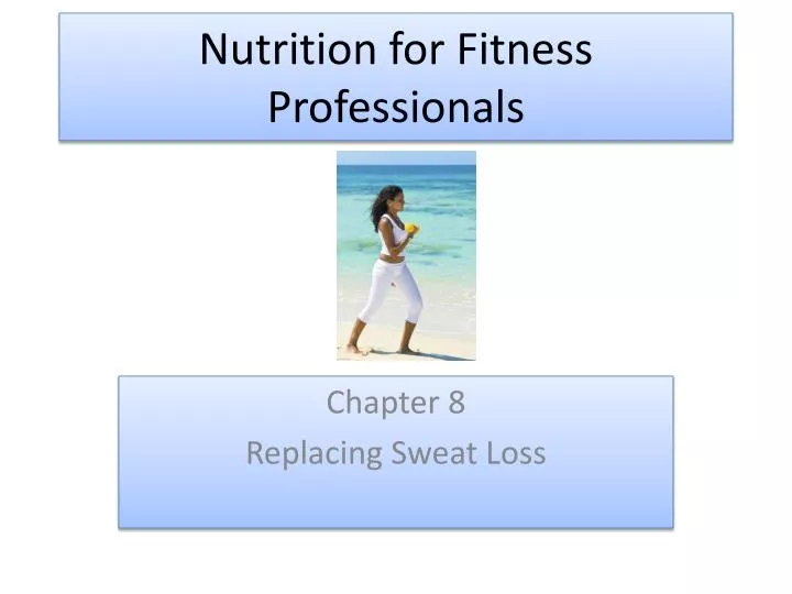 nutrition for fitness professionals