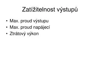 zat itelnost v stup