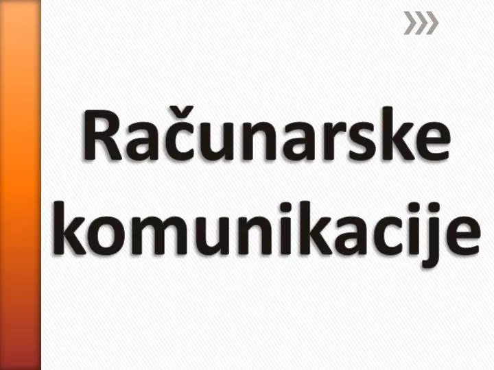 ra unarske komunikacije