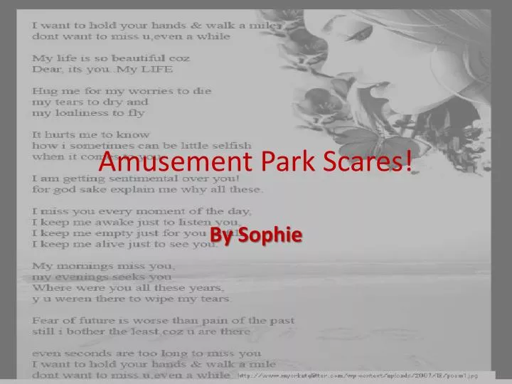 amusement park scares