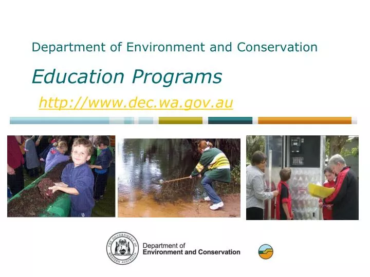 department of environment and conservation education programs http www dec wa gov au
