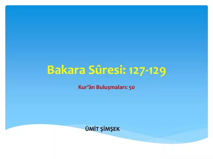 bakara s resi 127 129