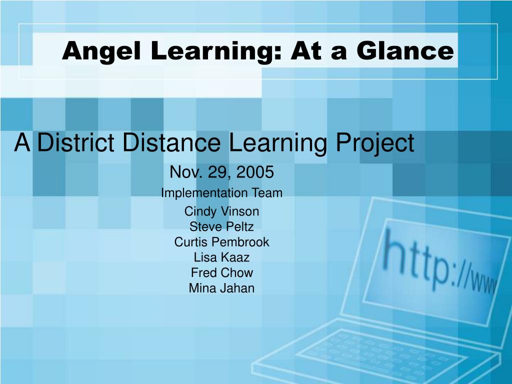 Learning From Angel PPT - Implementing Angel Learning: A Comprehensive Guide for Educators ...
