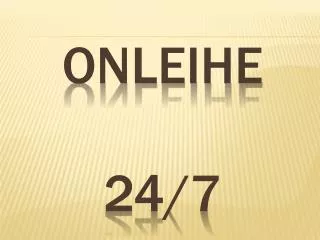 onleihe 24 7