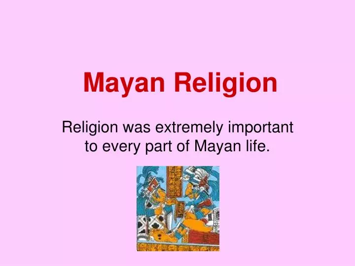 mayan religion