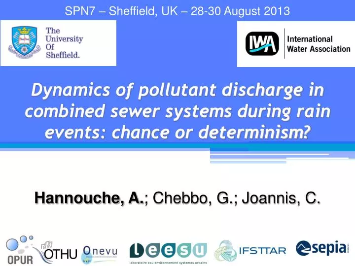 dynamics of pollutant discharge in combined sewer systems during rain events chance or determinism