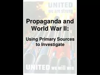 propaganda and world war ii