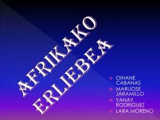afrikako erliebea