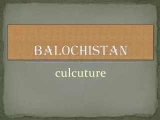 balochistan