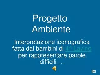progetto ambiente