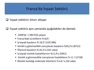 fransa da n aat sekt r