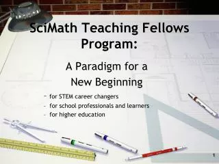 SciMath Teaching Fellows Program: