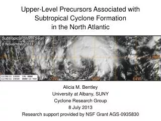 Upper-Level Precursors Associated with Subtropical Cyclone Formation in the North Atlantic