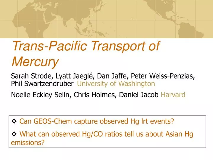 trans pacific transport of mercury
