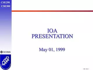 IOA PRESENTATION