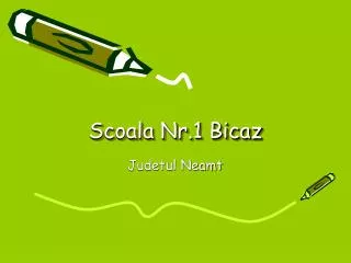scoala nr 1 bicaz
