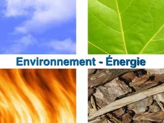 environnement nergie