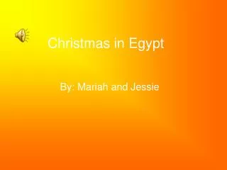 Christmas in Egypt