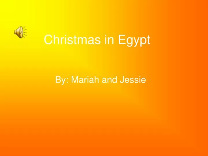 christmas in egypt