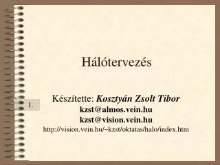 h l tervez s