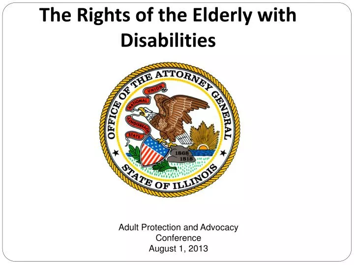 the rights of the elderly with disabilities