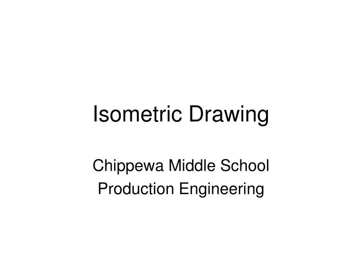 isometric drawing