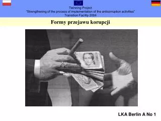 formy przejawu korupcji