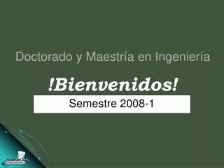 doctorado y maestr a en ingenier a