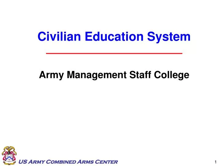army management staff college