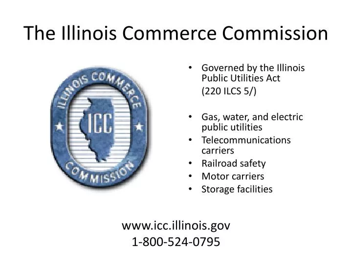 the illinois commerce commission