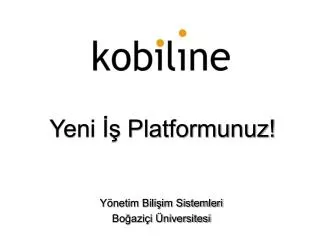 yeni platformunuz