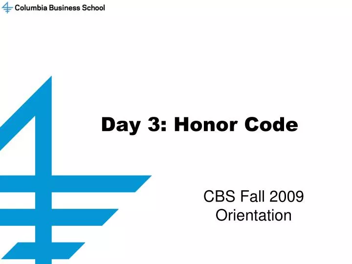 day 3 honor code