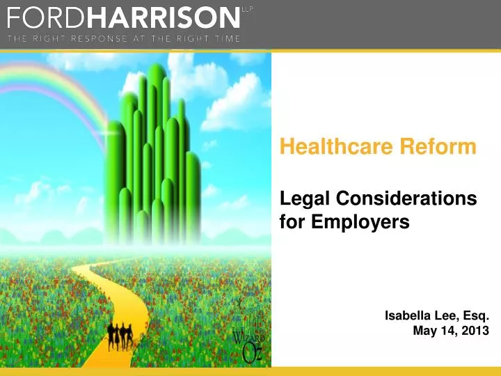 healthcare reform legal considerations for employers