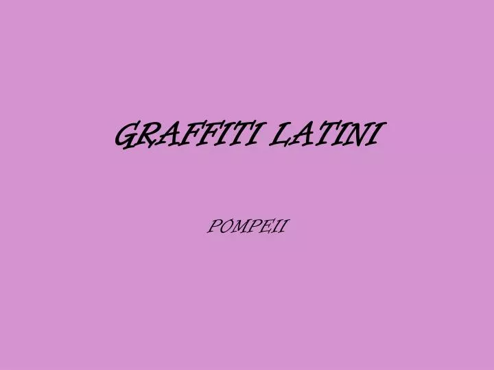 graffiti latini