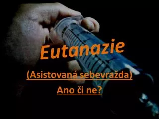 eutanazie