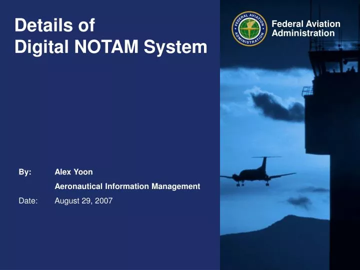 details of digital notam system