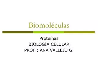 biomol culas