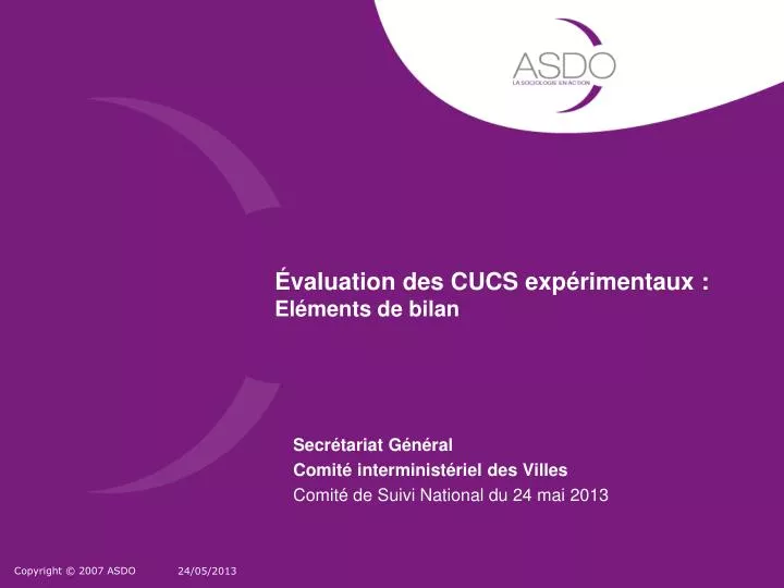 valuation des cucs exp rimentaux el ments de bilan