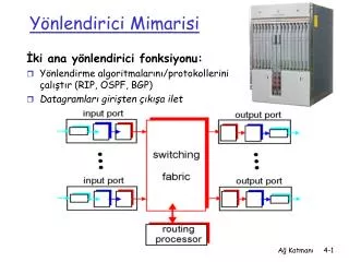 y nlendirici m imarisi