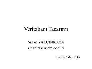 veritaban tasar m