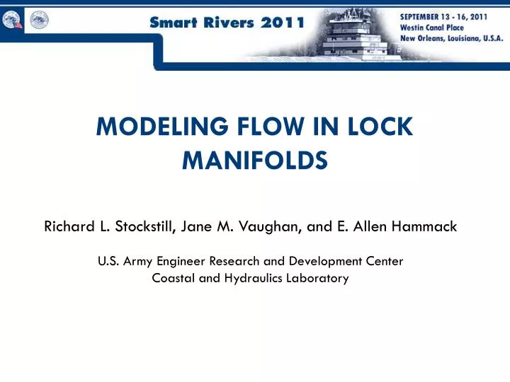 modeling flow in lock manifolds