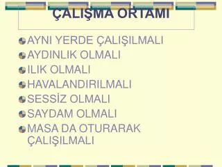 ali ma ortami